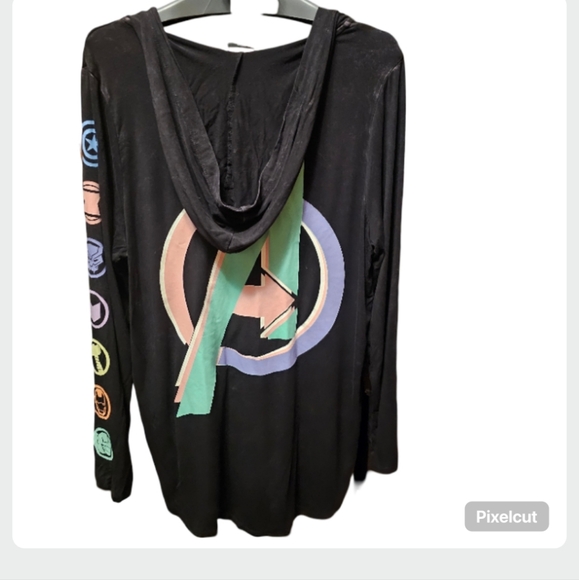 Torrid Avengers Mineral Washed Hoodie - Picture 3 of 8